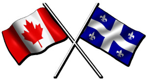 Canada Quebec flag