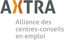 Logo AXTRA, Alliance des centres-conseils en emploi