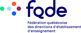Logo Fdration qubcoise des directions d'tablissement d'enseignement (FQDE)