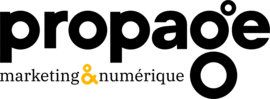 Logo propage, marketing & numrique