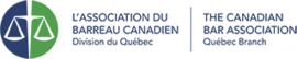 Logo Association du Barreau canadien - Division du Qubec