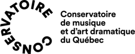Logo Conservatoire de musique et d'art dramatique du Qubec