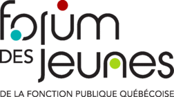 Logo Forum des jeunes de la fonction publique qubcoise