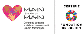 Logo Centre de pdiatrie sociale en communaut Main dans la main