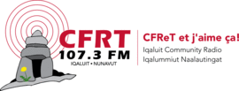Logo CFRT 107,3 FM - Iqaluit