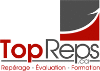 Logo TopReps pour employeur confidentiel