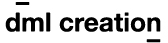 Logo dml creation
