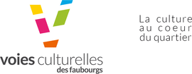 Logo Voies culturelles des faubourgs VCF