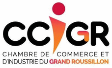Logo La Chambre de Commerce et d'Industrie du Grand Roussillon (CCIGR)