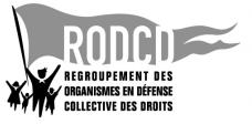 Logo Regroupement des organismes en dfense collective des droits RODCD
