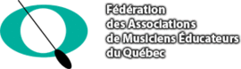 Logo Fdration  des associations  de musiciens ducateurs du Qubec (FAMEQ)