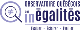 Logo Observatoire qubcois des ingalits