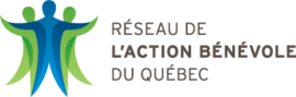 Logo Rseau de l'Action Bnvole du Qubec