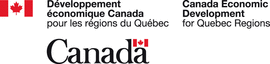 Logo Dveloppement conomique Canada pour les rgions du Qubec
