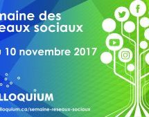 La «Semaine des réseaux sociaux» du 6 au 10 novembre 2017