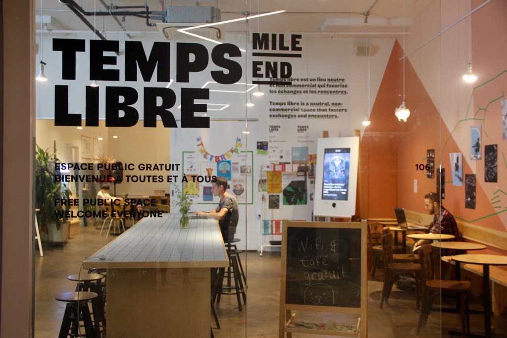 Dans les coulissesâ¦ de Temps Libre, l’espace de coworking coopÃ©ratif du Mile-End  