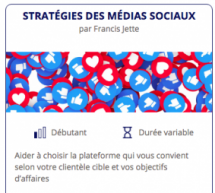 Formation : Stratégies des médias sociaux – comment faire son choix ?