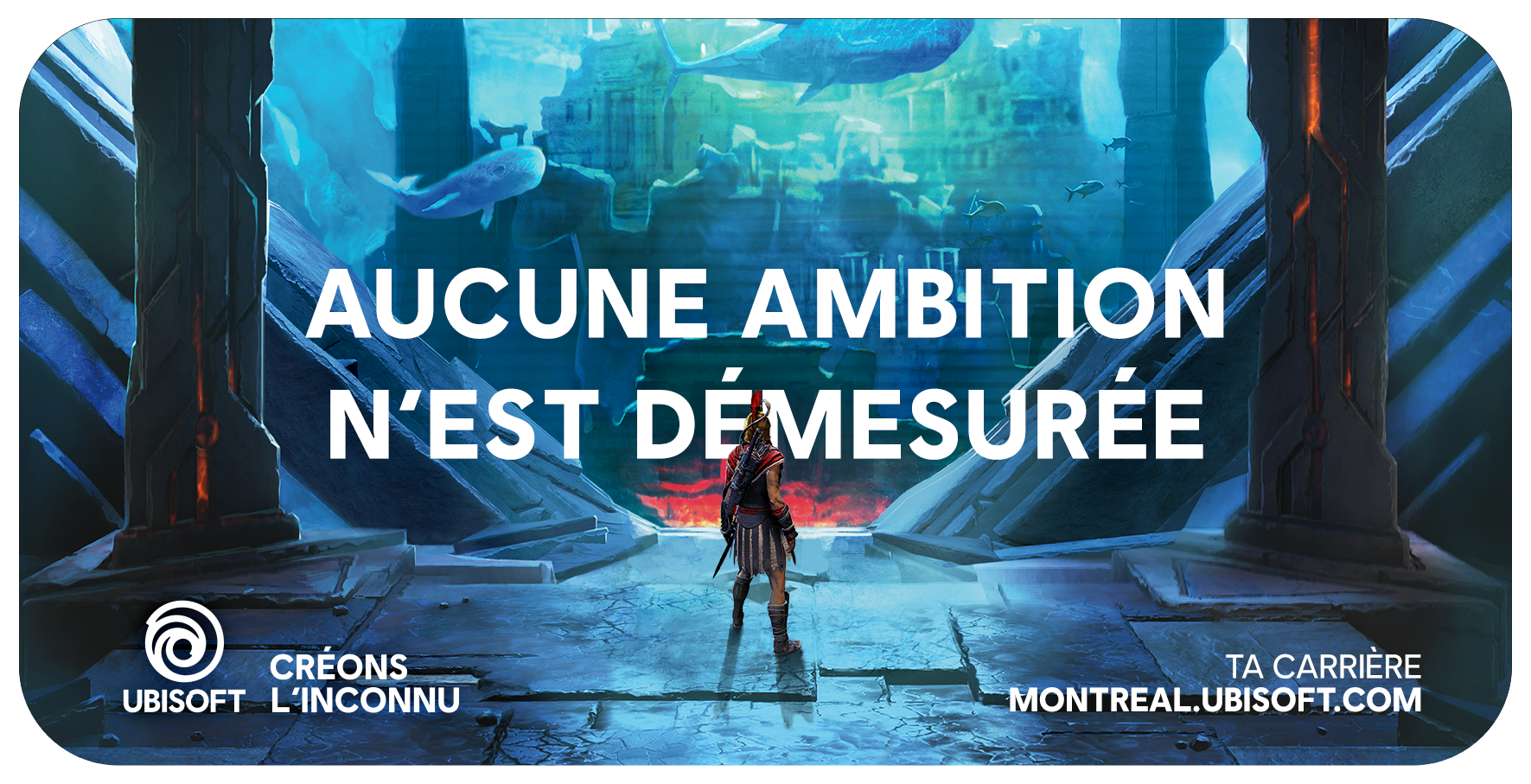 Ubisoft Lance Sa Nouvelle Campagne De Recrutement Au Quebec Isarta Infos Actualites Marketing Communication Et Numerique