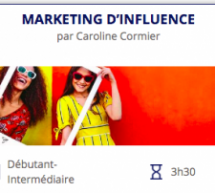 Formation : Marketing d’influence – Créer une campagne efficace