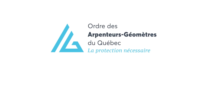 Nouveau logo Ordre des arpenteurs g om tres du Qu bec