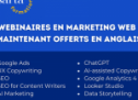 Nos webinaires en marketing numérique sont maintenant disponibles en anglais