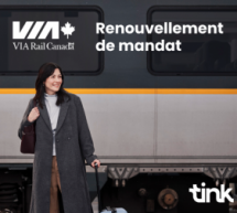 Via Rail renouvelle sa confiance à Tink après 13 ans de collaboration
