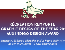 Récréation remporte le Graphic Design of the Year 2026 aux Indigo Design Award