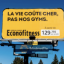 « La vie coûte cher, pas nos gyms. » : Éconofitness lance sa campagne d’automne avec Digitad, H31 et VLAD